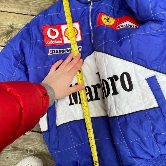 Vintage 1997 Ferrari Racing Jacket Blue With Malboro embroidery - Picture 15 of 16